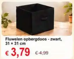 NH Market Fluweelen opbergdoos aanbieding