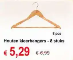 NH Market Houten kleerhangers aanbieding
