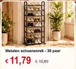 NH Market Metalen schoenenrek aanbieding