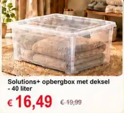 NH Market Solutions+ opbergbox met deksel aanbieding