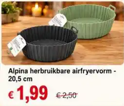 NH Market Alpina herbruikbare airfryervorm aanbieding
