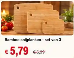 NH Market Bamboe snijplanken aanbieding