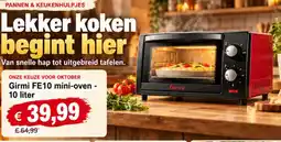 NH Market Girmi FE10 mini-oven aanbieding