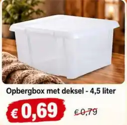 NH Market Opbergbox met deksel aanbieding