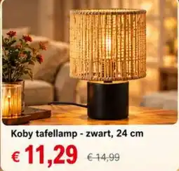 NH Market Koby tafellamp aanbieding