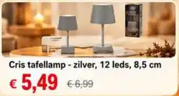 NH Market Cris tafellamp - zilver aanbieding