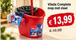 NH Market Vileda Complete mop met steel aanbieding