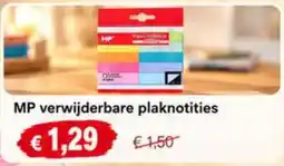 NH Market MP verwijderbare plaknotities aanbieding