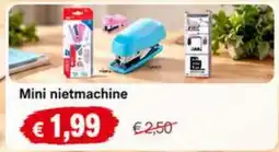 NH Market Mini nietmachine aanbieding