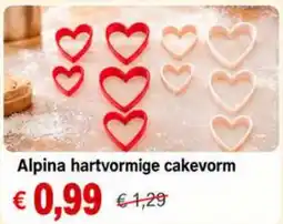 NH Market Alpina hartvormige cakevorm aanbieding