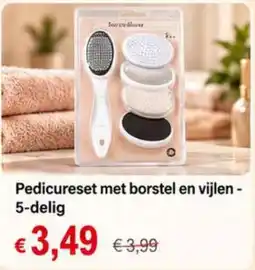 NH Market Pedicureset met borstel en vijlen aanbieding