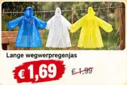 NH Market Lange wegwerpregenjas aanbieding