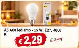 NH Market A5 A60 ledlamp aanbieding