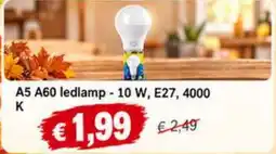NH Market A5 A60 ledlamp aanbieding
