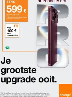 Orange iphone 18 pro aanbieding