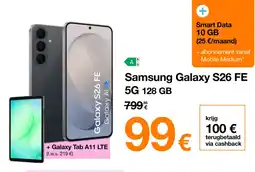 Orange samsung galaxy s26 fe aanbieding