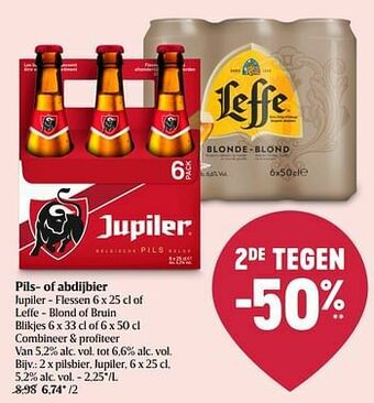 Delhaize Pilsbier jupiler aanbieding