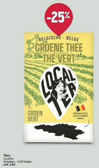 Delhaize Thee localtea aanbieding