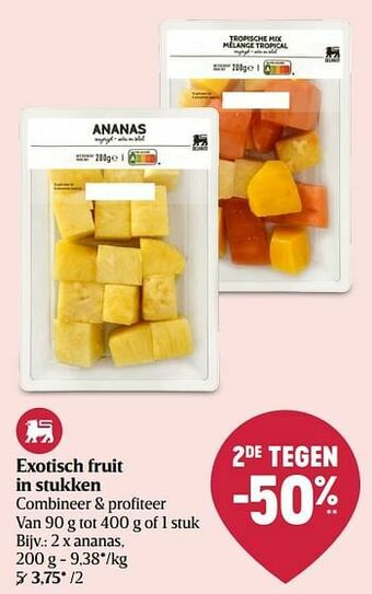 Delhaize Ananas aanbieding