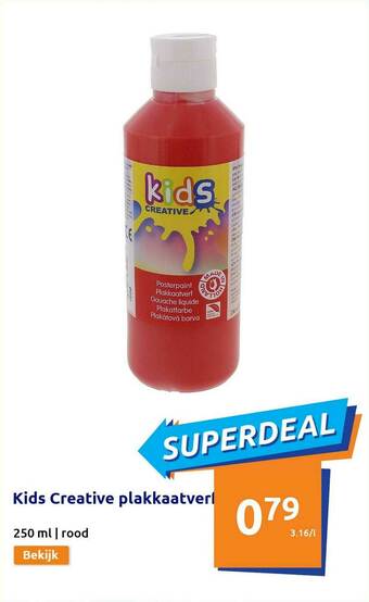 Action Kids Creative Plakkaatverf aanbieding