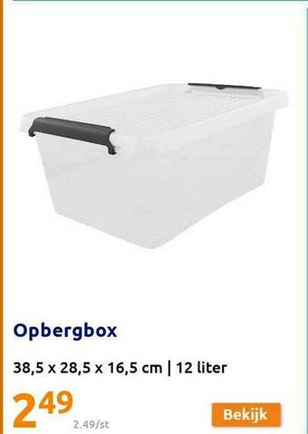 Action Opbergbox aanbieding