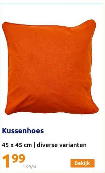 Action Kussenhoes aanbieding