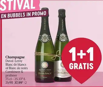 Champagne Duval Leroy Blanc De Blancs Of Blanc De Noirs
