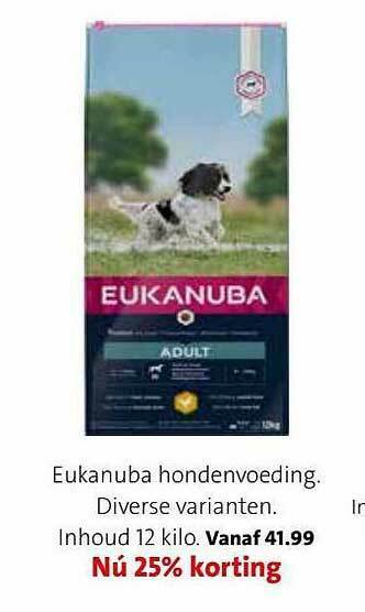 Intratuin Eukanuba Hondenvoeding aanbieding