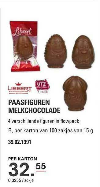 Paasfiguren Melkchocolade