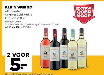Jumbo Klein Vriend aanbieding