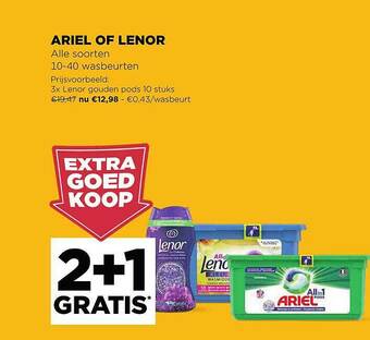 Jumbo Ariel Of Lenor aanbieding