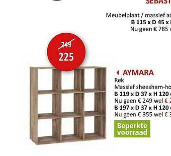 Weba Aymara Rek aanbieding