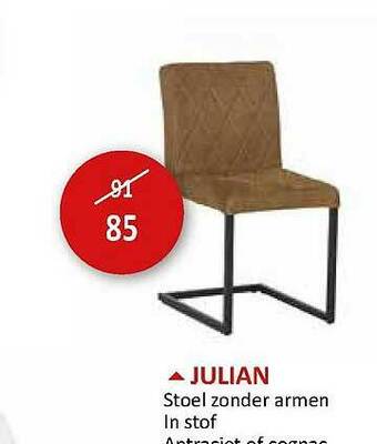 Weba Julian Stoel Zonder Armen aanbieding