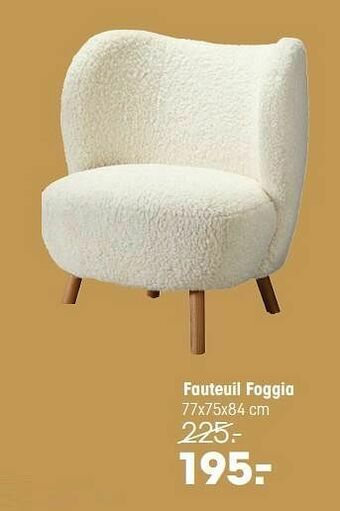 Kwantum Fauteuil foggia aanbieding