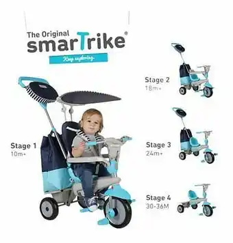 Dreamland smarTrike driewieler 4-in-1 Little Navy blauw aanbieding