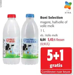 Colruyt Boni Selection melk aanbieding