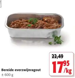 Colruyt Bereide everzwijnragout aanbieding