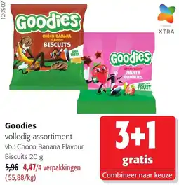 Colruyt Goodies volledig assortiment aanbieding