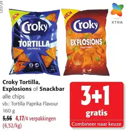 Colruyt Croky Tortilla, Explosions of Snackbar aanbieding