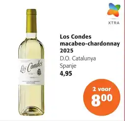 Colruyt Los Condes macabeo-chardonnay 2025 aanbieding