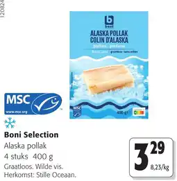 Colruyt Boni Selection Alaska pollak aanbieding