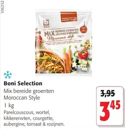Colruyt Boni Selection Mix bereide groenten Moroccan Style aanbieding