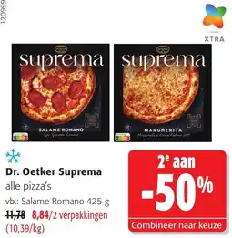 Colruyt Dr. Oetker Suprema alle pizza's aanbieding