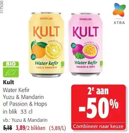Colruyt Kult Water Kefir aanbieding