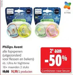Colruyt Philips Avent alle fopspenen aanbieding