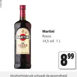 Colruyt Martini rossovermouth aanbieding