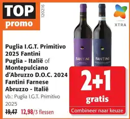 Colruyt Puglia I.G.T. Primitivo 2025 Fantini aanbieding