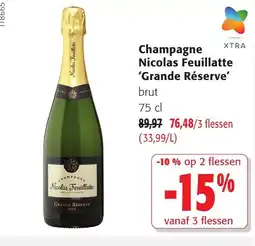 Colruyt Champagne Nicolas Feuillatte Grande Réserve aanbieding