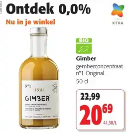 Colruyt Gimber gemberconcentraat aanbieding