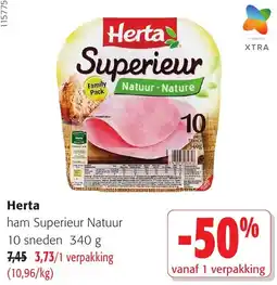 Colruyt Herta ham Superieur Natuur aanbieding